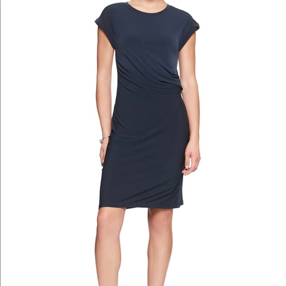 Banana Republic Dresses & Skirts - Banana Republic 💠Navy  Gathered Waist Dress